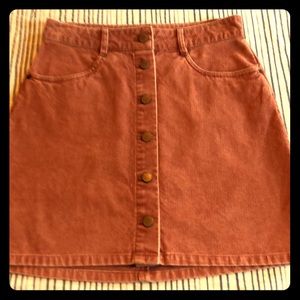 NWOT Roxy Cord Mini Skirt